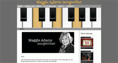 Desktop Screenshot of maggiessongs.com