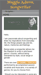 Mobile Screenshot of maggiessongs.com